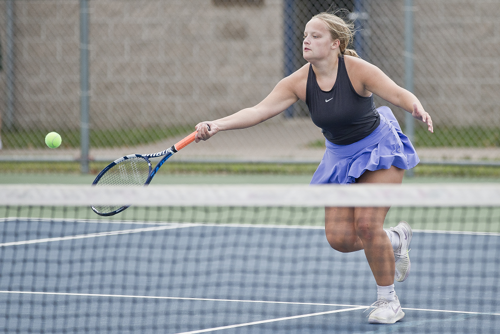 Ishpeming's Emily DeMarois finished second at No. 2 singles at Wednesday's UP Division 2 Finals in Kingsford.