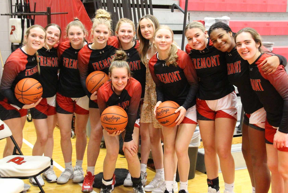 Fremont’s girls basketball team finished 20-5 this season and won its first outright league title since 1978. 
